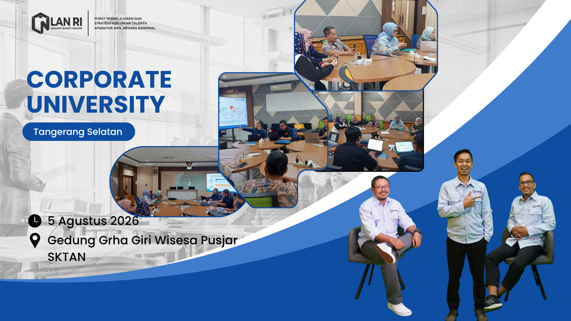 Konsultasi Corporate University dari Pemerintah Kota Tangerang Selatan, Rabu, 5 Agustus 2026.