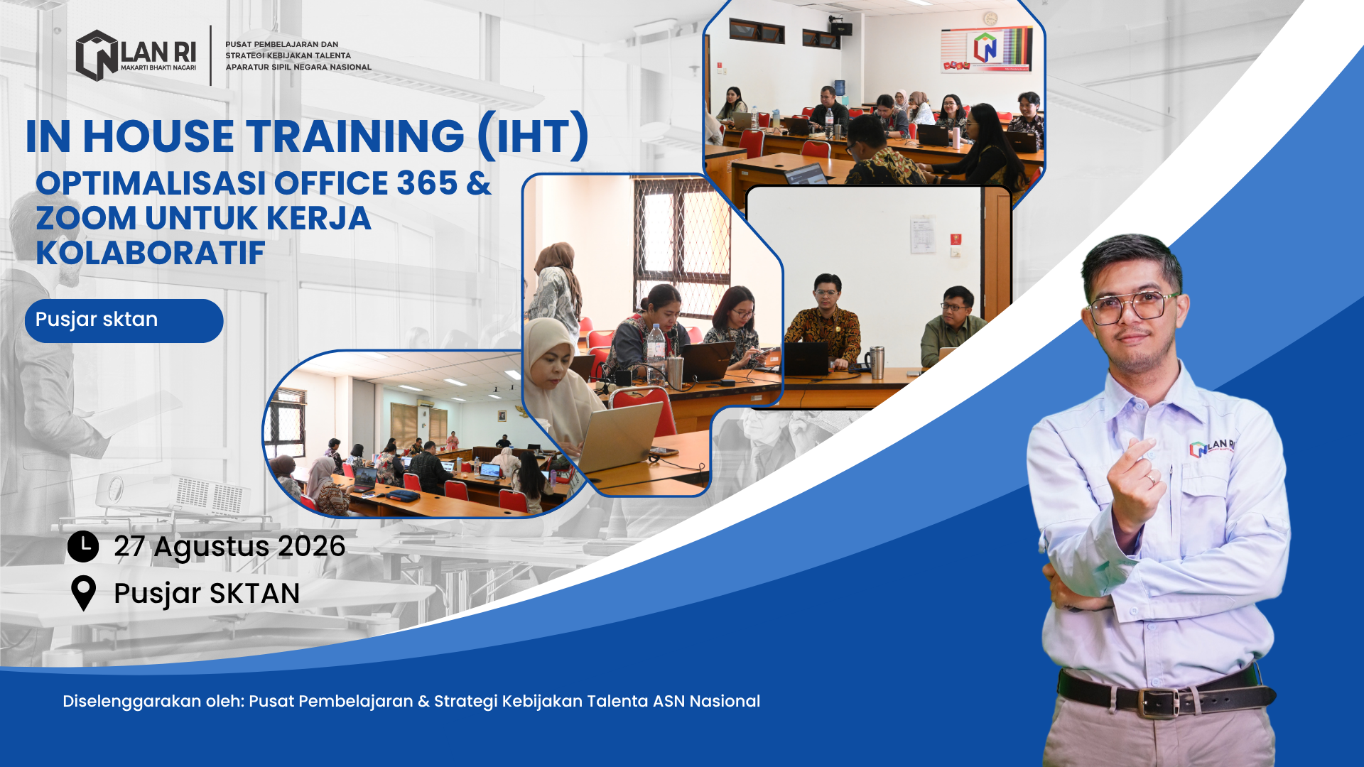 IHT Optimalisasi Office 365 & Zoom untuk Kerja Kolaboratif, Kamis, 27 Agustus 2026.