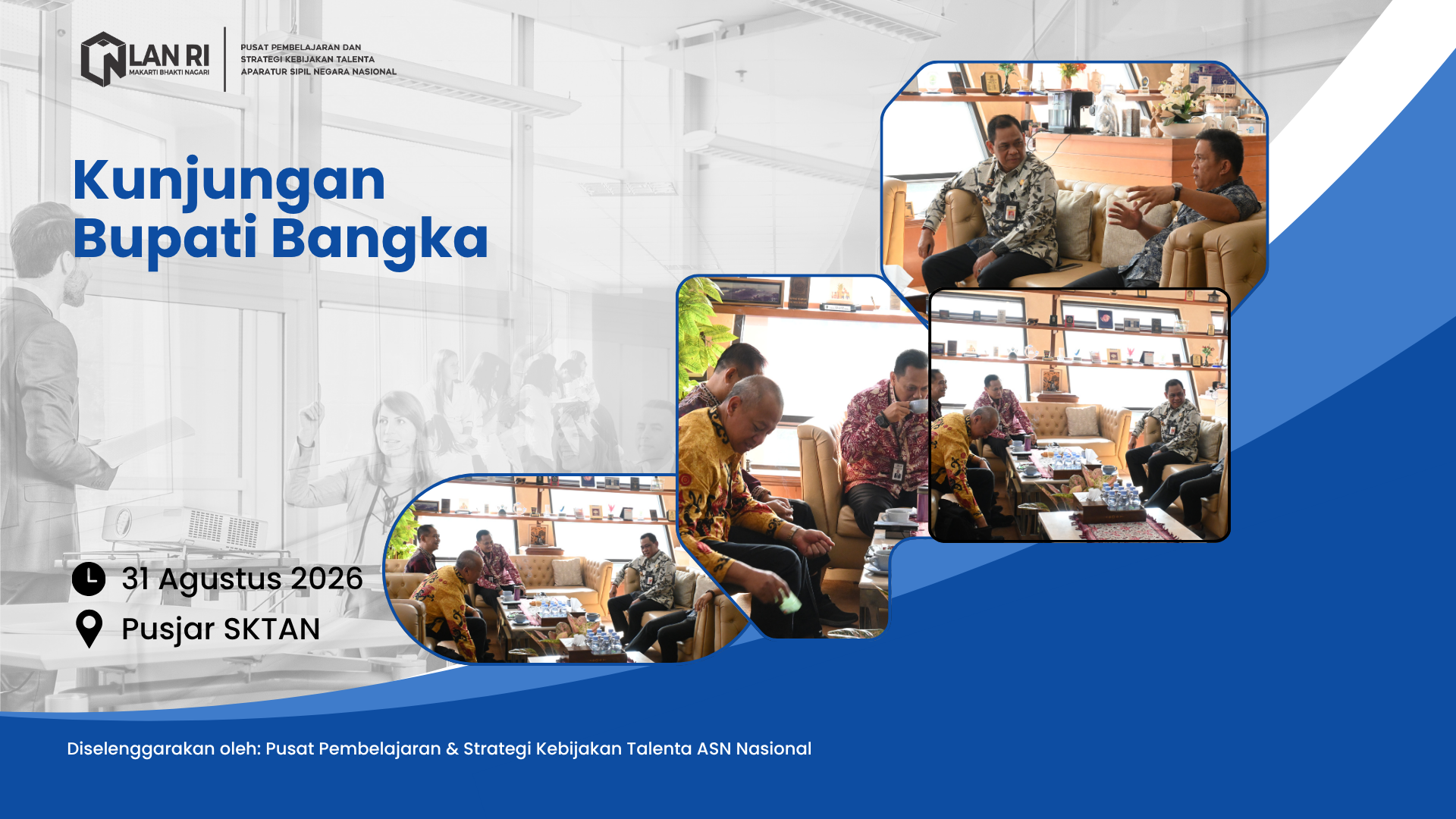 Kunjungan Bupati Bangka, Senin, 31 Agustus 2026.