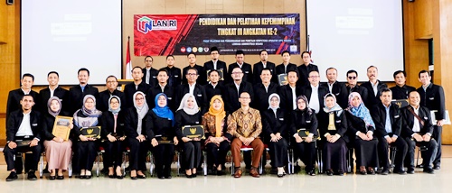 Jatinangor, 6 Desember 2019 Acara Pelepasan Peserta Diklat Kepemimpinan Tingkat III Angkatan 2 Tahun 2019