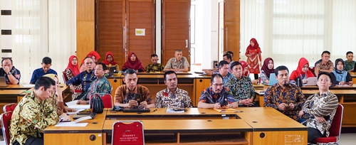 Pembukaan Acara Evaluasi Data Penyusunan Standar Kompetensi ASN Jabatan Pimpinan Tinggi di lingkungan Pemda. Provinsi Sumatera Selatan
