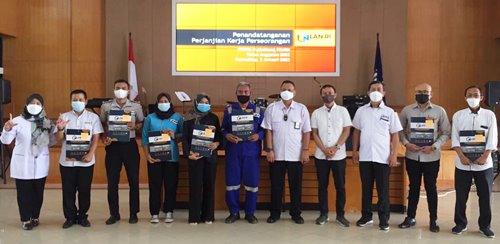 Penandatanganan SPK untuk PPNPN Puslatbang PKASN LAN Tahun Anggaran 2022