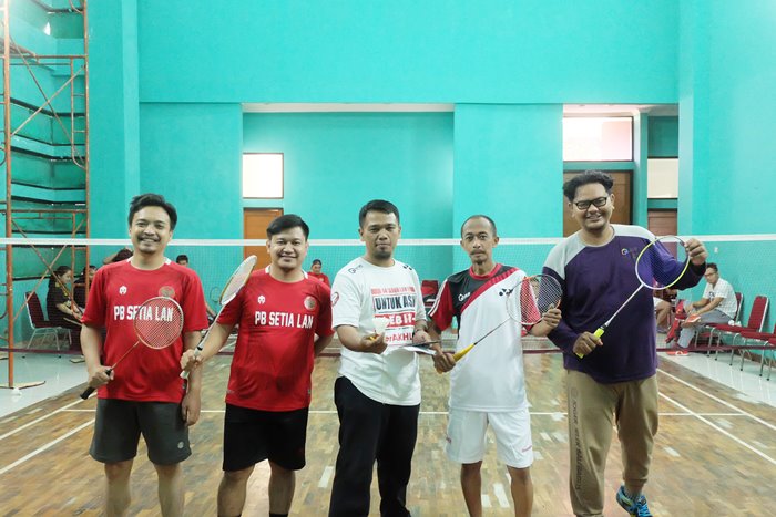 Silaturahmi dan Olah Raga Bersama Puslatbang PKASN dan Politeknik STIA LAn Bandung