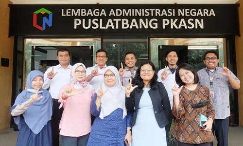 Kegiatan Knowledge Sharing Pengelolaan Jurnal Wacana Kinerja