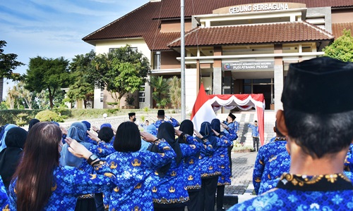 Upacara Bendera Dalam Rangka Memperingati HUT RI ke 77