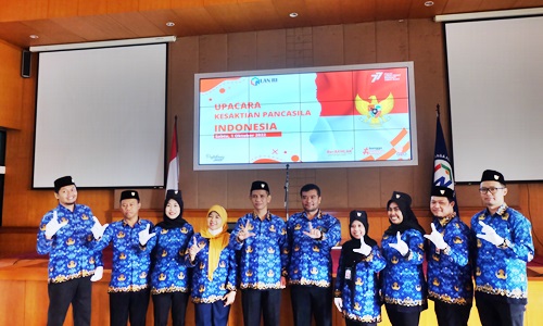 Upacara Hari Kesaktian Pancasila, 01 Oktober 2022 Puslatbang PKASN LAN