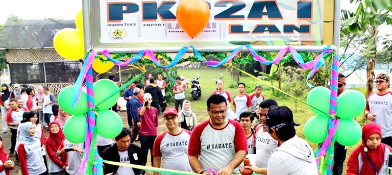 Peresmian Joging Track PKP2A I LAN