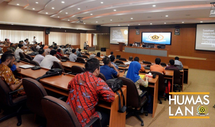 LAN Sosialisasikan Aplikasi SIPKA Bagi Lembaga Diklat
