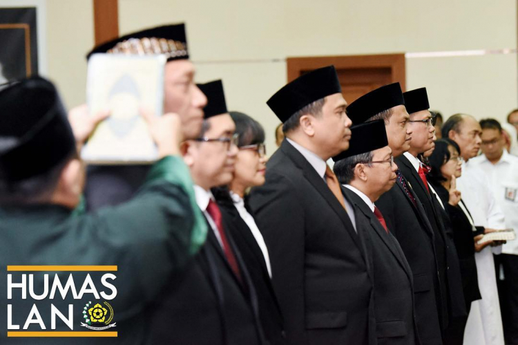 Restrukturisasi Organisasi, Kepala LAN Lantik Pejabat Baru