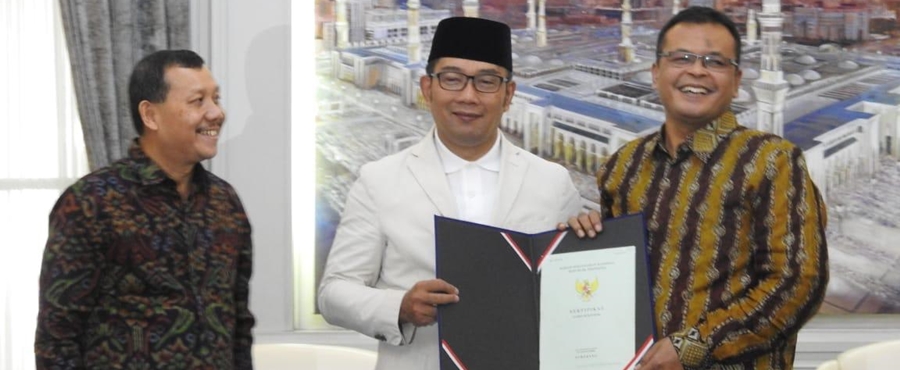 Pemdaprov Jabar Hibahkan Aset kepada Tiga Lembaga/Kementerian