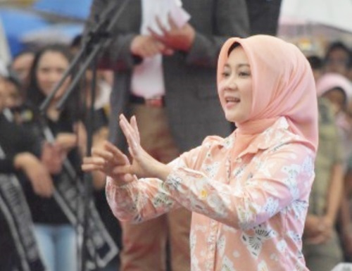 “Si Cinta” Peragakan Cuci Tangan yang Benar