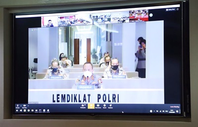 Deklarasi Pencanangan Pembangunan ZI Lemdiklat POLRI