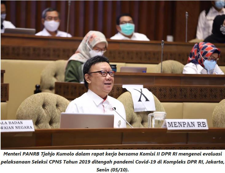 DPR Apresiasi Pelaksanaan Tes CPNS dengan Protokol Kesehatan