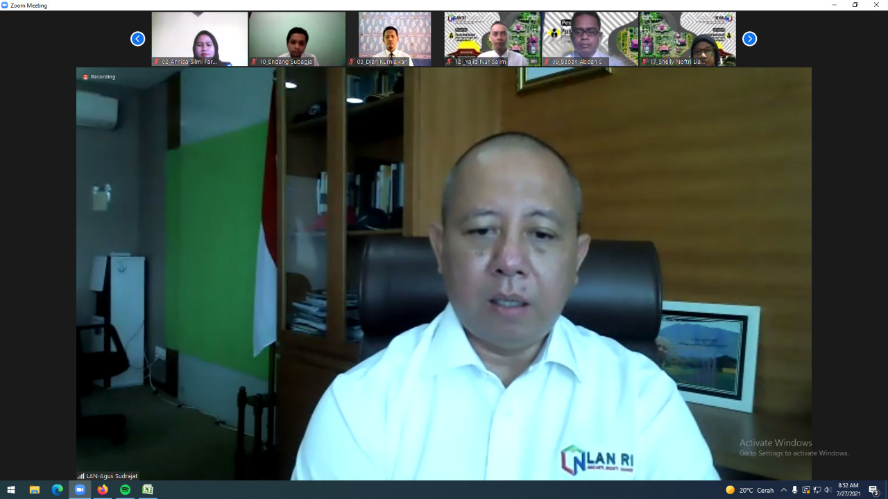 Pelatihan Dasar CPNS bukan sekedar melepas titel "C" dari kata CPNS, Pelepasan Peserta Latsar Puslatbang PKASN