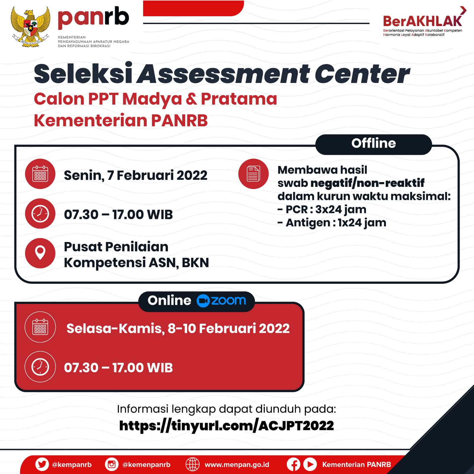 Calon PPT Madya dan Pratama Kementerian PANRB Bersiap Hadapi 'Assessment Center'