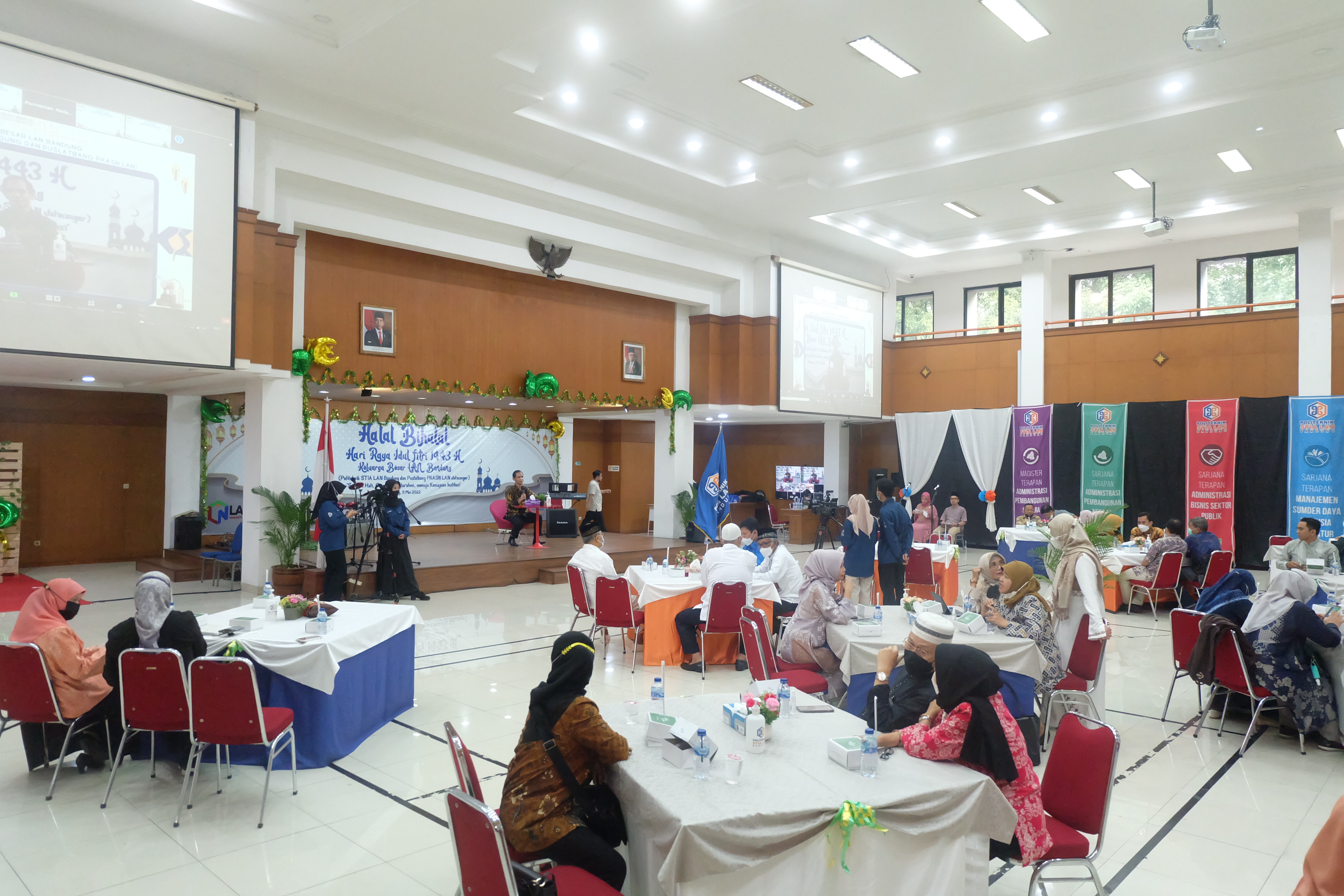 Halal Bihalal Puslatbang PKASN dan STIA LAN Bandung, Rabu 11 Mei 2022