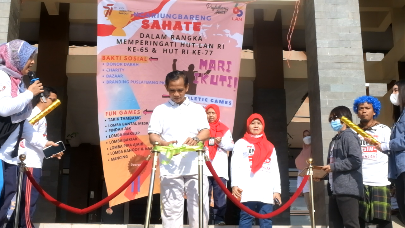 Pembukaan Lomba dalam Rangka Memperingati HUT LAN ke 65 Serta HUT RI ke 77