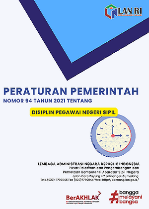 Peraturan Pemerintah Nomor 94 Tahun 2021 tentang Disiplin Pegawai Negeri Sipil