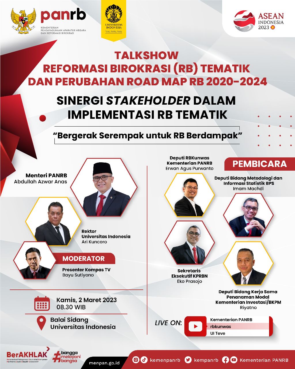 Menuju Sinergi Instansi Pemerintah dalam Implementasi RB Tematik