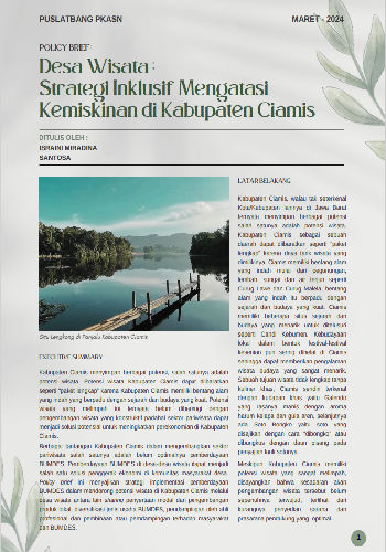Desa Wisata Strategi Inklusif Mengatasi Kemiskinan di Kabupaten Ciamis