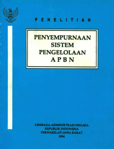Penyempurnaan Sistem Pengelolaan APBN