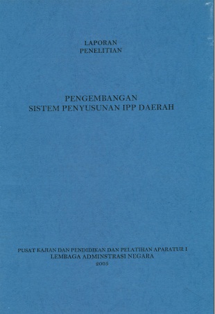 Pengembangan Sistem Penyusunan IPP Daerah