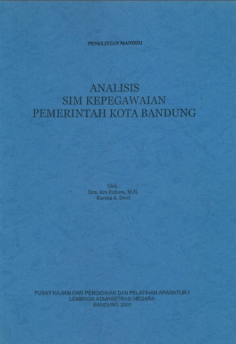 Analisis SIM Kepegawaian Pemerintah Kota Bandung