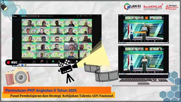 PKP Angkatan II Tahun 2025 Pusjar SK Tasnas LAN Resmi Dibuka, Wujudkan Smart ASN Menuju World Class Government