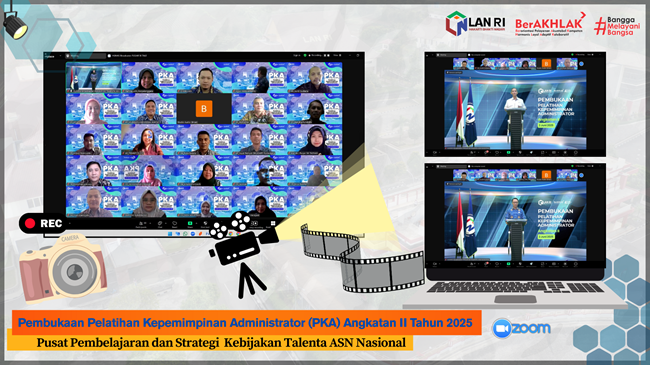 PKA Angkatan II Tahun 2025 Pusjar SK Tasnas LAN Resmi Dibuka, Dorong Kepemimpinan Transformatif di Era Perubahan Global