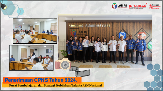 Empat CPNS Baru Resmi Bergabung, Kepala Pusjar SK Tasnas Tekankan Pentingnya Budaya Kerja LAN
