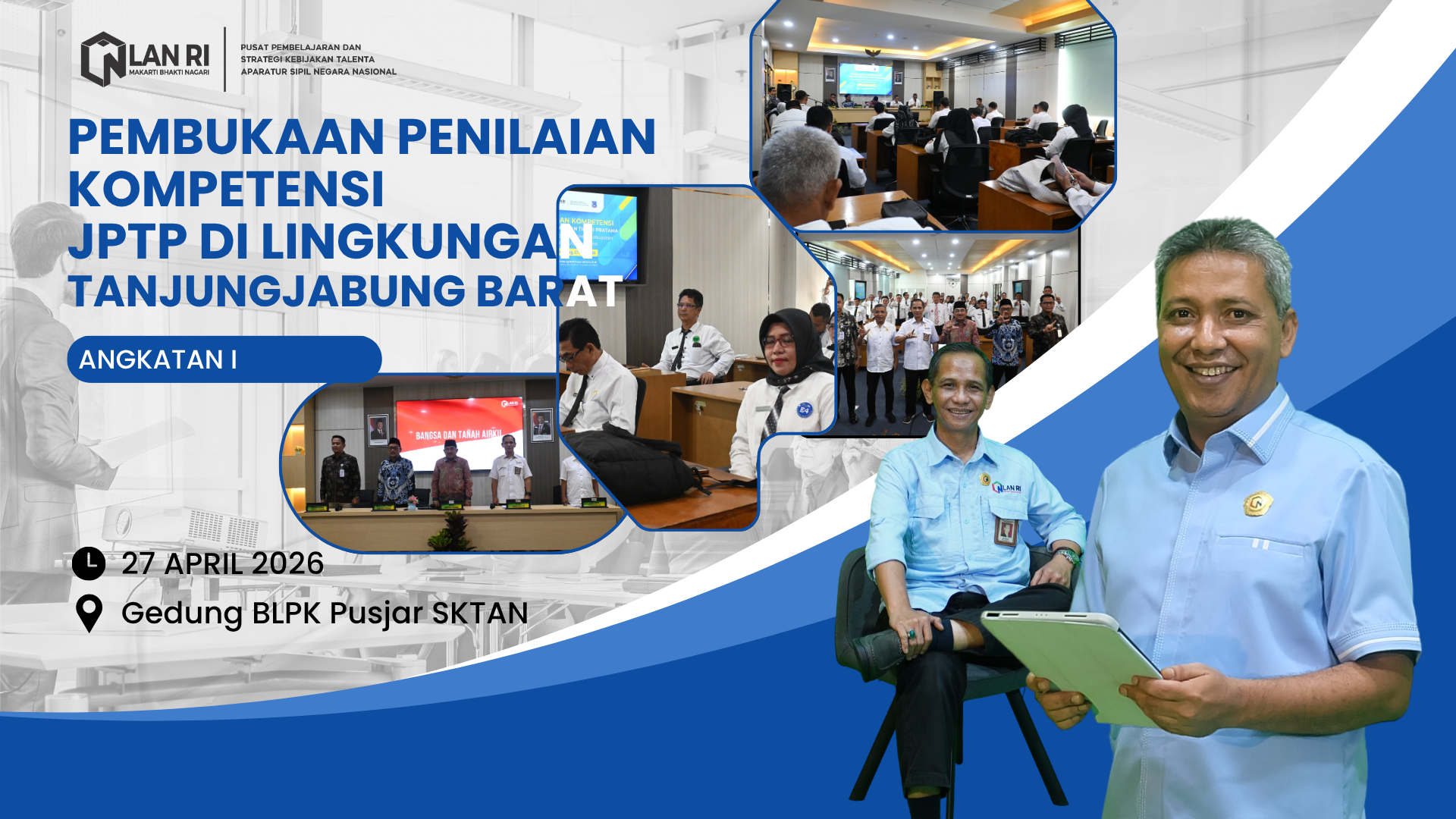 Pusjar SKTAN Fasilitasi Penilaian Kompetensi JPT Pratama Kabupaten Tanjung Jabung Barat Guna Hasilkan Pemimpin Berintegritas