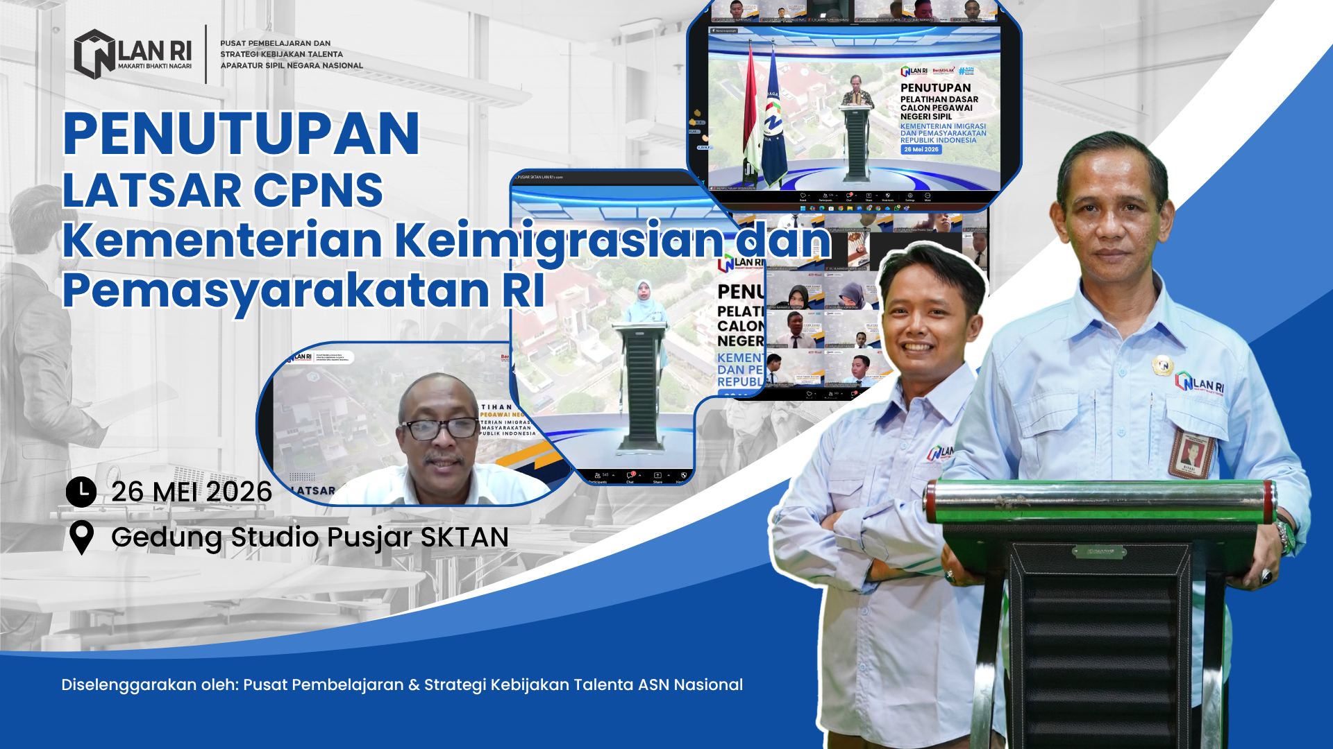 Sinergi Pusjar SKTAN Cetak Karakter Tangguh Lulusan Latsar CPNS Kementerian Imigrasi dan Pemasyarakatan